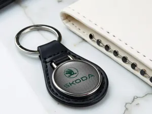 Skoda Designer Schlüsselhalter Hochwertig Minimal Premium X